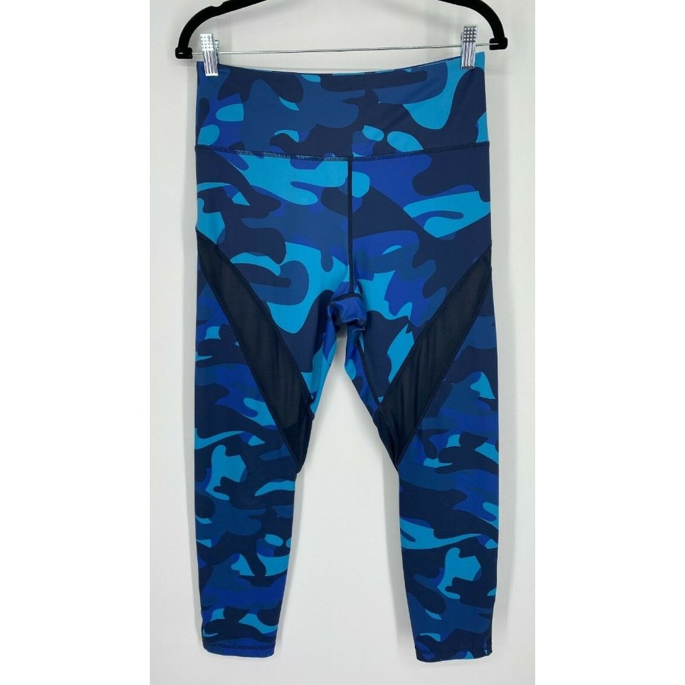 ZYIA Blue Camouflage Leggings
